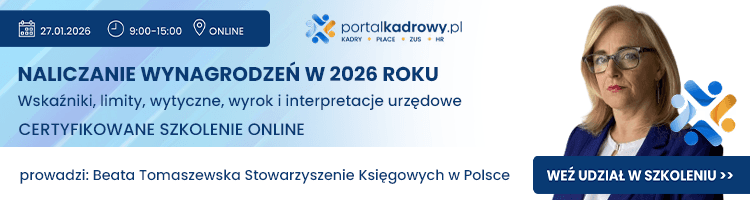 Zapisz się na szkolenie online "Naliczanie wynagrodzeń w 2026 roku"