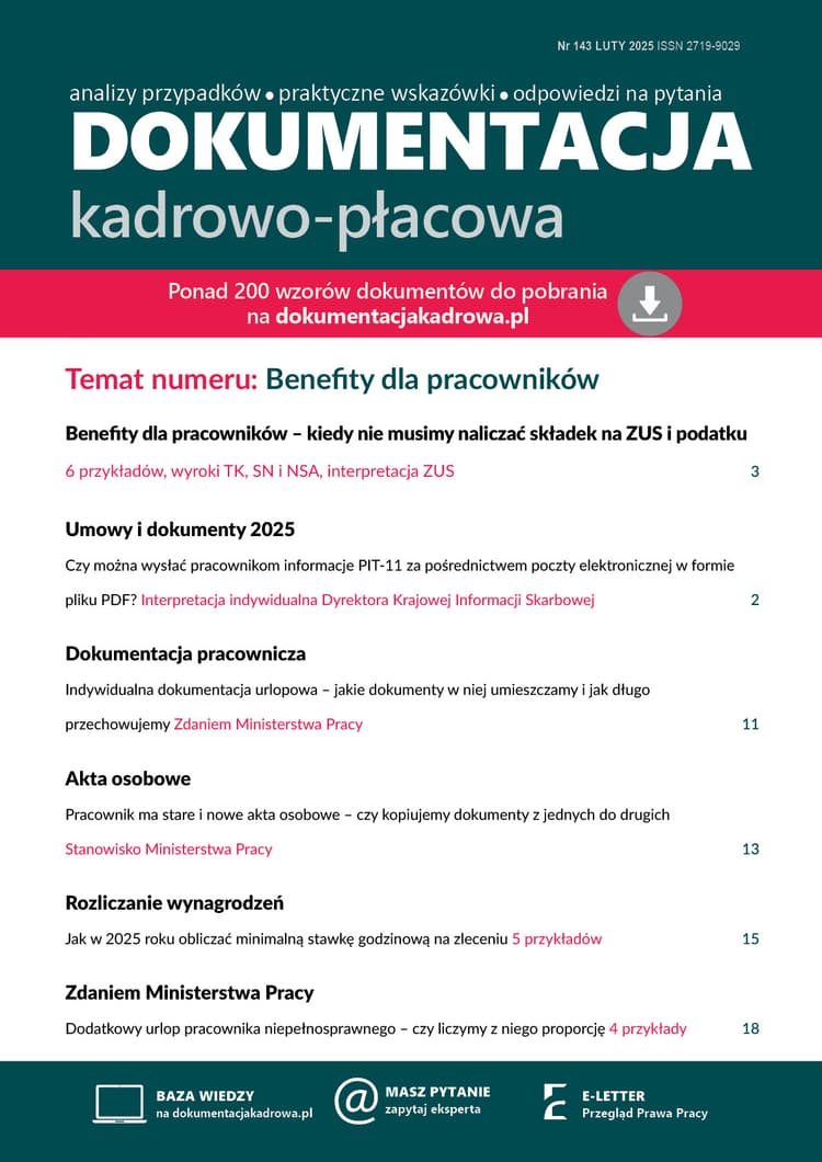 nr 143 Luty 2025 okładka